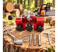 Affûteur de chaîne manuel, pour WORX WG322E.9 | Affûteur manuel avec 3 têtes abrasives, manivelle et structure réglable pour un entretien précis de la chaîne.