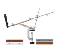Affûteur de Couteaux à Angle Fixe en Métal, Multifonction Ménager | Réglage D’angle Ajustable, Entretien Simple, Montage et Démontage Rapides, Usage sur Plan de Travail ou Cuisinière