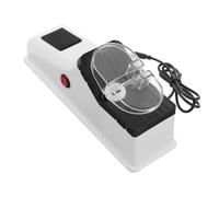 Affûteur de Couteaux Électrique, Outil d'Affûtage en Plastique | Couteaux la Cuisine et Ciseaux, Usage Maison, Format Portable, Capot de Protection Inclus, Polyvalent