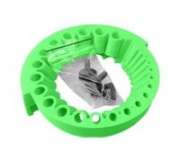 Affuteur De Forets Metaux,Affuteur De Foret,Drill Bit Sharpener,Outil d'affûtage de forets,Affûteuse de forets pour meuleuse d'angle pour acier rapide 2-13mm (Vert)