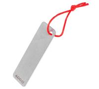 Affûteur D'hameçons Portable en Pierre Diamantée pour Pêche et Camping | Acier Plaqué Diamant, Usage Multifonction, pour Couteaux et Hameçons, Format Mini Argenté, Facile à Utiliser