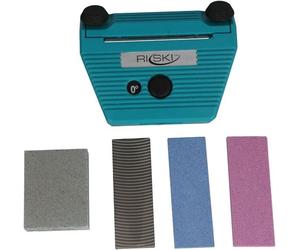 Affûteur multi-lames avec meule radiale pour skis et snowboards, 2 en 1, comprenant 2 pierres abrasives en oxyde d'aluminium et un outil de redressage de carres