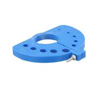 Affûteuse à Forets Portable pour Meuleuse d'Angle - Outil de Perçage Réglable en ABS pour Foret Hélicoïdal et Fraise Metal(blue)