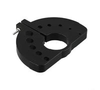 Affûteuse à Forets Portable pour Meuleuse d'Angle - Outil de Perçage Réglable en ABS pour Foret Hélicoïdal et Fraise Metal(black)