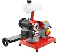 Affûteuse de lames de scie - Affûteuse de lames de scie circulaire - 370 W - 2850 tr/min - Angle réglable - Pour le travail du bois - Rouge