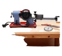 Affûteuse de lames de scie, puissance 250 W, diamètre de travail maximal 3,15 à 27,5 pouces, longueur de table 42 cm, hauteur 35 cm, vitesse de rotation maximale 2 850 tr/min