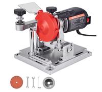 Affûteuse de lames de scie VEVOR 140 W, affûteuse de lames de scie circulaire à 5 700 tr/min avec meule de 100 mm, affûteuse électrique avec angle de réglage de ±25° pour lames de scie de 90 à 400 mm,