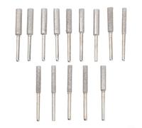Affûteuse diamant pour tronçonneuse 4 mm, 4,8 mm, 5,5 mm, kit pour scies électriques, outil rotatif robuste avec 15 pierres de meulage pour jardinage en plein air