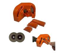 Affûteuse Électrique pour Forets avec 3 Supports de Serrage | Meule Double Face en Carbure pour Mèches 2-16mm, Ciseaux et Lames de Cuisine, Outil de Polissage Compact pour