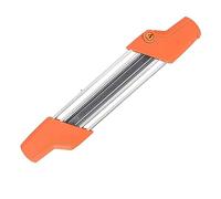 Affûteuse manuelle 2 en 1 pour tronçonneuse - Outil de lime à main en acier de qualité supérieure - Accessoire d'entretien pour utilisation