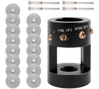 Affûteuse Manuelle Acier pour Électrodes MMA | 15 disques 25mm inclus, acier , affûtage rapide, pour idéal atelier, précision optimale
