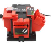 Affûteuse multifonction - Aiguiseur électrique pour couteaux et ciseaux - Affûteuse pour forets et burins - Professionnelle - Taille M - Rouge