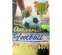 AFIE 65-1268 Carte Heureux Anniversaire Or Doré Foot Football Footballeur Sport Ballon rond blason Supporters Fans Equipe Stade Champion Fabriqué en France Supporter Supportrice Championnat d'Europe