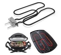 AFIZING Élément chauffant de rechange pour grilles Weber Q140, Q1400, élément chauffant électrique pour Weber 80342, 80343, 65620