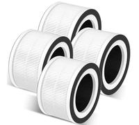 Afloia Lot de 4 filtres de rechange HEPA compatibles avec purificateur d'air Afloia Fillo/Halo/Allo, match ASIN : B088FHCS83/B07JG1R2GB/B09M799DT4/B07WR2CT7V/B09B7FPFVD/B09B7G1V89/B087WNSG16/B09M7