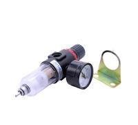 AFR2000 Régulateur de pression air Séparateur eau Filtre Unité pneumatique | AFR2000 Unite traitement air G1/4 Filtration 5um Pression 0-1.0MPa Cuve polycarbonate Corps aluminium(With 8mm fitting)