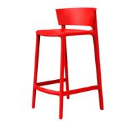 AFRICA - Tabouret de bar design rouge Rouge