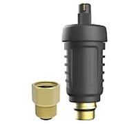 Afriso quick vent hybrid 77730 G 3/8, avec vanne de montage R 3/8, 12 bar, plastique