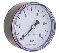 Afriso tube de bourdon 63539 G 2000 / 4 B, 10 bar, boîtier d = 63mm