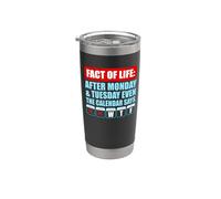 After Monday And Tuesday Even The Calendar Says WTF Funny Gobelet isotherme en acier inoxydable double paroi