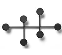 Afteroom Coat Hanger Medium Crochet pour porte-manteaux Audo Noir - 5709262966622