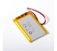 AFTERTECH 654060 2000 mAh 2 Ah 60 x 40 x 6,5 mm Cellule polymère de Lithium LIPO 3,7 V 3,7 V Rechargeable avec BMS et connecteur JST PHR 02 M4B1