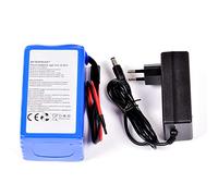 AFTERTECH Pack batterie pile 12 V 20 000 mAh 20 Ah rechargeable au lithium 116 x 65 x 66 mm F2C1