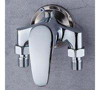 AFUDER Mitigeur Douche Ensemble Robinet de Salle de Bain Chauffe-eau Solaire Mitigeur en Laiton Exposé d'eau Chaude et Froide G1/2 "interrupteur de Douche