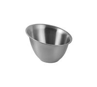 AFXGUSD Bols Mélangeurs, Seau à Acier Inoxydable, Coupe à Fruits, Ustensiles de Cuisine, Couverts, Saladier, Plat de Service, pour événements et Tab, 18.5cm Argent