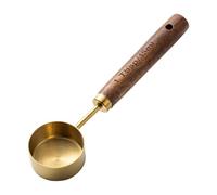 AFXGUSD Cuillère à épices Ronde pour Ustensiles de Cuisine, or