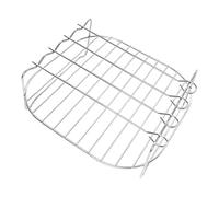 AFXGUSD Grille de Barbecue Double Couche, Support pour Friteuse à Air Chaud, Pièce de Rechange pour Friteuse à Air Chaud, Plateau de Cuisson pour Brochettes,