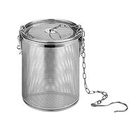 AFXGUSD Passoire à épices à Mailles Fines En Acier Inoxydable 304, avec Crochet et Boule à Thé pour Tasses et épices à Panier de Séparation Pratiqu, 0,7 L