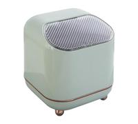 AFXGUSD Petite Poubelle de Bureau avec Couvercle, Corbeille à Papier Moderne pour Salon, Commode Ou Bureau, Vert