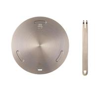AFXGUSD Plaque de Diffusion, Adaptateur pour Plaque à Induction, Couvercle de Protection, Ustensile de Cuisine Rond, Plateau de Décongélation Rapide pour La, 20 cm