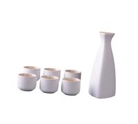 AFXGUSD Service à Saké avec Tasses et Bouteille En Porcelaine pour La Maison, Pot de Saké