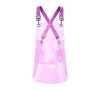 AFXGUSD Tablier Transparent pour Un Nettoyage Facile En Cuisine, Rose 80cm