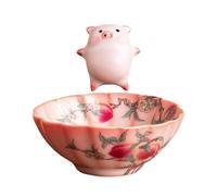 AFXGUSD Tasse En Céramique Faite Main avec Un Animal de Compagnie, Centre de Table Compact de Style
