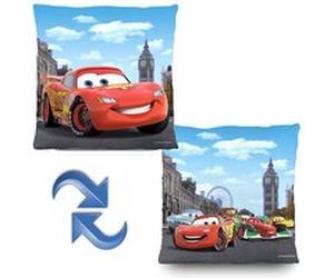 AG ART Coussin Cars Réversible Disney 40x40 cm Multicolors G
