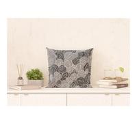 AG ART Coussin - Spirales grises et noires - 45 cm x 45 cm Multicolors