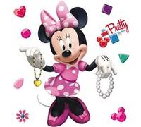 AG ART Minis Stickers Disney - Minnie Mouse - Modèle Pretty - 30 CM x 30 CM Multicolors G