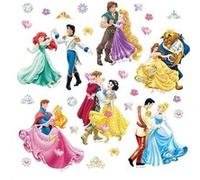 AG ART Minis Stickers Princesses au Bal Disney - 30 CM x 30 CM Multicolors G