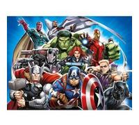 AG ART Papier peint intissé - Disney- La bande Marvel Avengers 360 cm x 270 cm Multicolors G