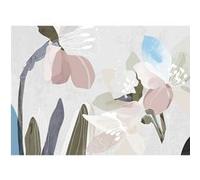 AG ART Papier peint Motifs Floraux en Aquarelle - 375 x 270 cm Multicolors G