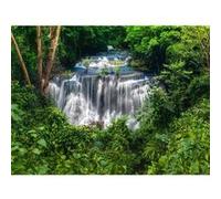 AG ART Papier peint XXL intissé cascade dans la jungle 360x270 cm Multicolors