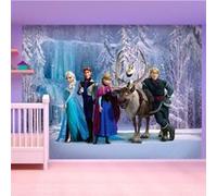 AG ART Papier peint XXL intisse La Reine des Neiges Disney Frozen 360X270 CM Multicolors G
