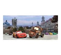 AG ART Poster géant Flash McQueen et Martin Disney intisse 202X90 CM Multicolors G