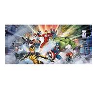 AG ART Poster géant - intissé Disney Marvel Avengers au combat- 202 cm x 90 cm Multicolors G