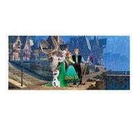 AG ART Poster géant La Reine des Neiges sur pont Disney Frozen intisse 202X90 CM Multicolors G