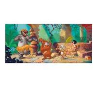 AG ART Poster géant Le Livre de la Jungle Disney intisse 202X90 CM Multicolors G