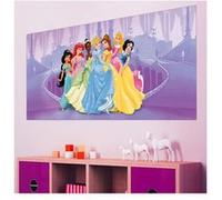 AG ART Poster géant Princesses Disney intisse 202X90 CM Multicolors G